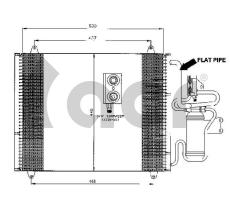 ACR 300455 - CONDENSADOR RENAULT SAFRANE