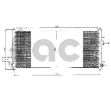 ACR 300482 - CONDENSADOR NISSAN ALMERA/PRIMERA