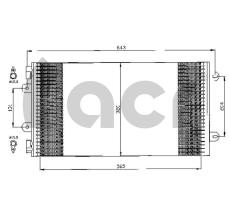ACR 300489 - CONDENSADOR FIAT PUNTO II
