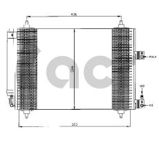 ACR 300490 - CONDENSADOR CITROEN C 5