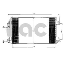 ACR 300494 - CONDENSADOR RENAULT LAGUNA II/VEL SATIS