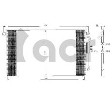 ACR 300495 - CONDENSADOR CHRYSLER VOYAGER III