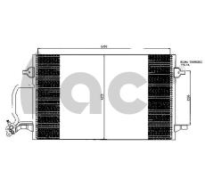 ACR 300499 - CONDENSADOR AUDI A8