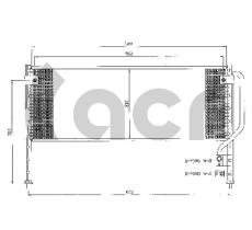 ACR 300501 - CONDENSADOR MAZDA 323 F