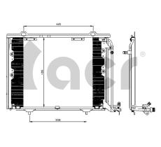 ACR 300509 - CONDENSADOR MB R170/W202/W208