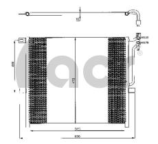 ACR 300513 - CONDENSADOR BMW X3
