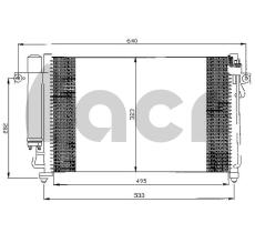 ACR 300521 - CONDENSADOR HYUNDAI GETZ
