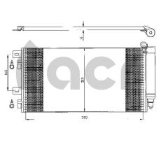 ACR 300526 - CONDENSADOR MINI COOPER/ONE