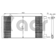 ACR 300532 - CONDENSADOR FIAT SEICENTO