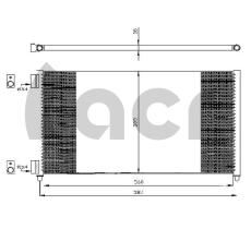 ACR 300539 - CONDENSADOR FIAT DOBLO/PUNTO II