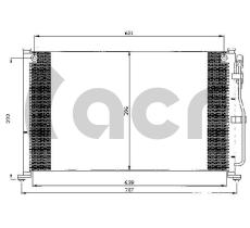 ACR 300545 - CONDENSADOR KIA JOICE