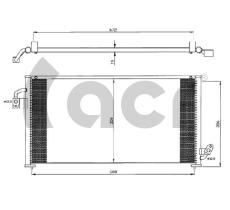 ACR 300570 - CONDENSADOR SUBARU FORESTER