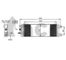 ACR 300574 - CONDENSADOR CHRYSLER VOYAGER II