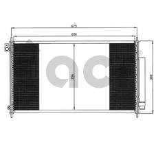 ACR 300602 - CONDENSADOR HONDA ACCORD VIII