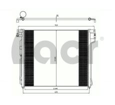 ACR 300616 - CONDENSADOR NISSAN PATHFINDER