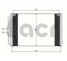 ACR 300621 - CONDENSADOR RENAULT ESPACE III