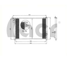 ACR 300646 - CONDENSADOR HONDA CIVIC VII