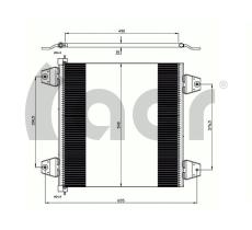 ACR 300650 - CONDENSADOR DAF XF 95/XF 105