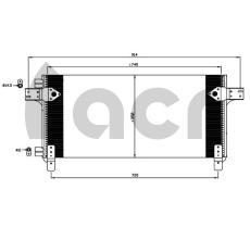 ACR 300660 - CONDENSADOR MAN TGA/TGL/TGS/TGX
