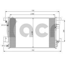 ACR 300662 - CONDENSADOR CITROEN C-CROSSER-MITSUBISHI LANCER/OUTLANDER-PE