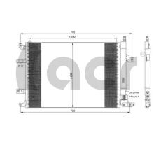 ACR 300667 - CONDENSADOR VOLVO S60/V70/XC70