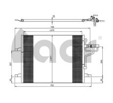 ACR 300668 - CONDENSADOR FORD KUGA