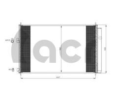 ACR 300673 - CONDENSADOR TOYOTA PREVIA/RAV 4 III