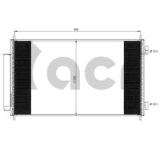 ACR 300678 - CONDENSADOR HONDA CRV III