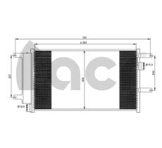 ACR 300684 - CONDENSADOR IVECO DAILY III