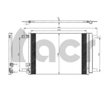 ACR 300752 - CONDENSADOR AUDI-SEAT-SKODA-VW