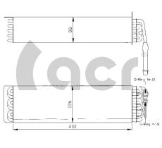 ACR 310007 - EVAPORADOR FORD ESCORT/ORION/SIERRA
