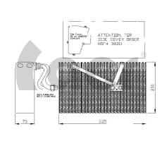 ACR 310119 - EVAPORADOR OPEL VECTRA B