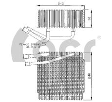 ACR 310132 - EVAPORADOR JEEP GRAND CHEROKEE