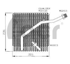 ACR 310139 - EVAPORADOR SUBARU IMPREZA