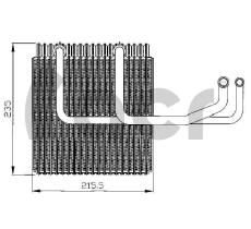 ACR 310146 - EVAPORADOR OPEL CORSA C