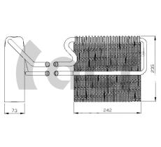 ACR 310148 - EVAPORADOR RENAULT TWINGO