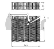 ACR 310158 - EVAPORADOR OPEL ASTRA G/ZAFIRA