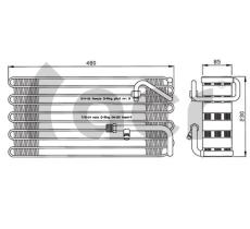 ACR 310160 - EVAPORADOR VOLVO BM WHEELLOADER