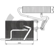 ACR 310166 - EVAPORADOR RENAULT MEGANE