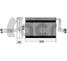 ACR 310173 - EVAPORADOR BMW SERIE1 E81/E87/E82/E88/SERIE3 E90/X1/X3