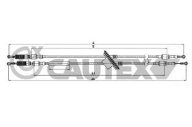 CAUTEX 766484 - CABLE CAMBIO