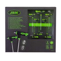 JBM 53979 - SET DE 8 LLAVES TORX EN FORMA DE "T"