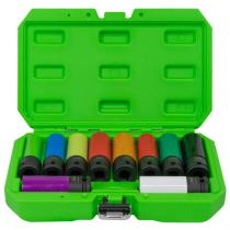 JBM 53988 - KIT DE 10 VASOS IMPACTO DE 1/2" ESPECIAL EXTRACCIÃN RUEDAS