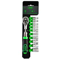 JBM 54030 - CARRACA 72 DIENTES CON VASOS HEXAGONALES 1/4"