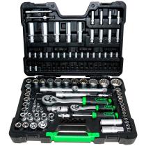 JBM 54036 - ESTUCHE DE HERRAMIENTAS DE 113 PIEZAS CON VASOS 12 CANTOS CI