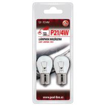 POOL 462014 - REF.ANT-462.P214WBL - BLISTER 2 STOP 12V 21/4W BAZ15D