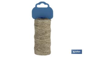 COFAN 08101234 - BOBINA HILO YUTE Nº2 1,5MM 100G NATURAL