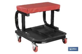 COFAN 09400629 - ASIENTO DE TRABAJO MÓVIL (395X390X140 MM)