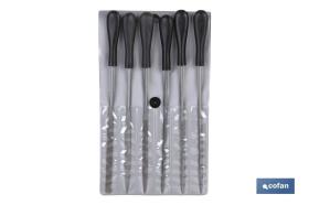 COFAN 09516136 - JUEGO DE LIMAS DE AGUJA 160 MM 12 UDS.