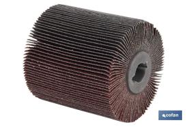 COFAN 103810120 - CILINDRO CEPILLO DE LAMINA C/ TELA ABRASIVA G-120